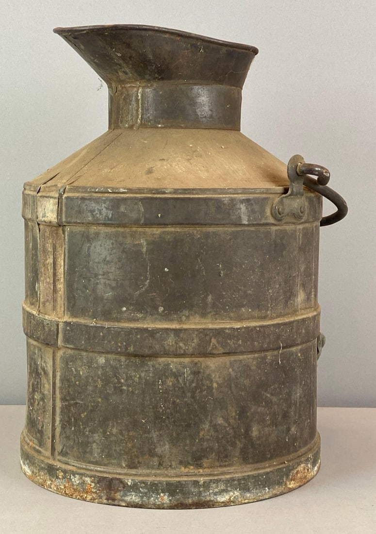 Antique AC Kraft Chicago IL 5 Gallon Metal Milk Drum (1 of 5)