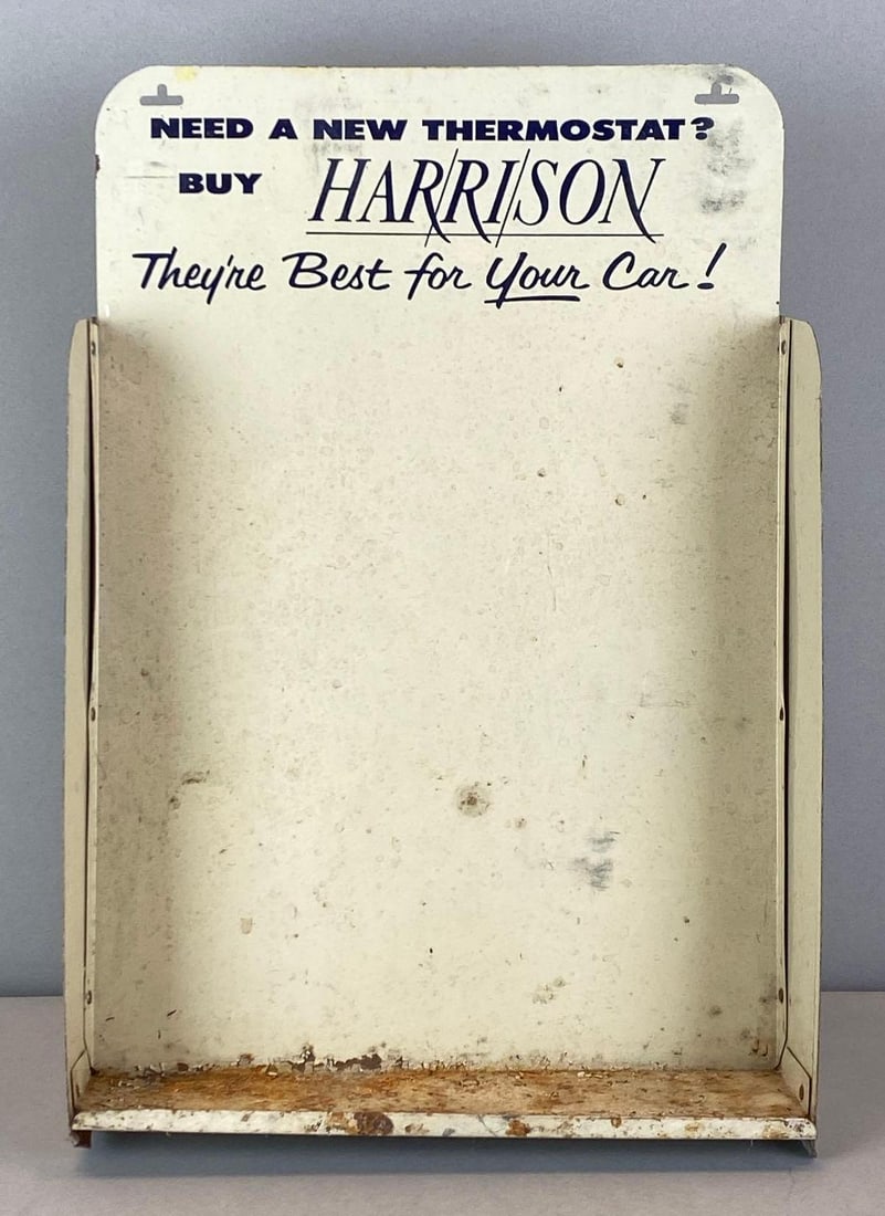 Vintage Harrison Car Thermostat In-Store Metal Advertising Display (1 of 5)