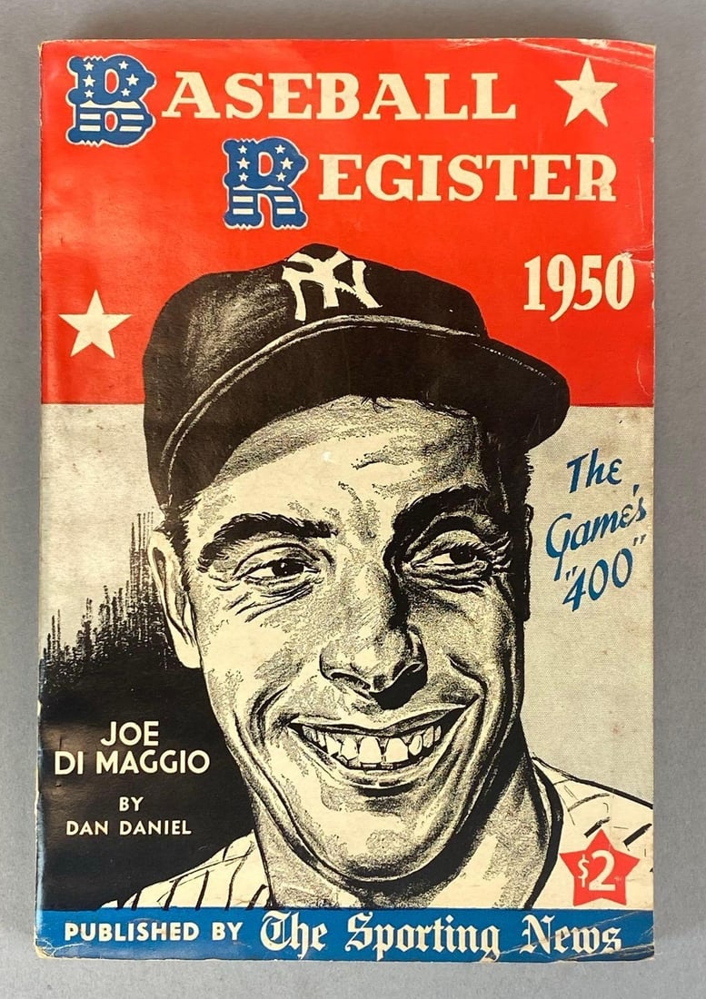 1950 The Sporting News Baseball Register Book: Measures 9? H x 6? W