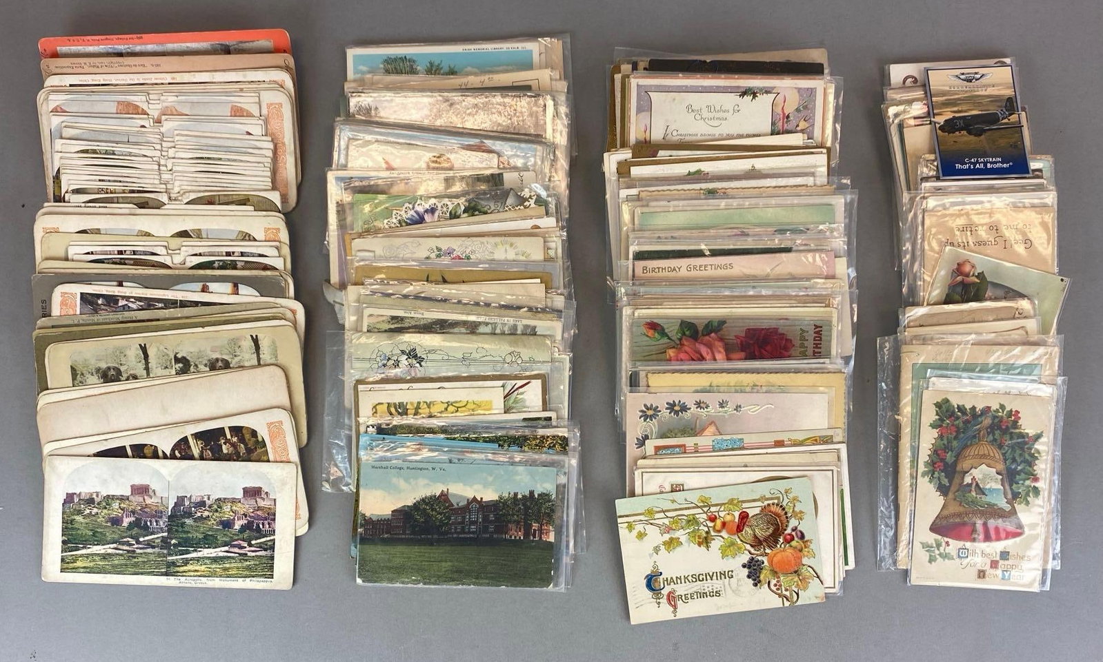 Group of Assorted Stereo Views and More (1 of 3)