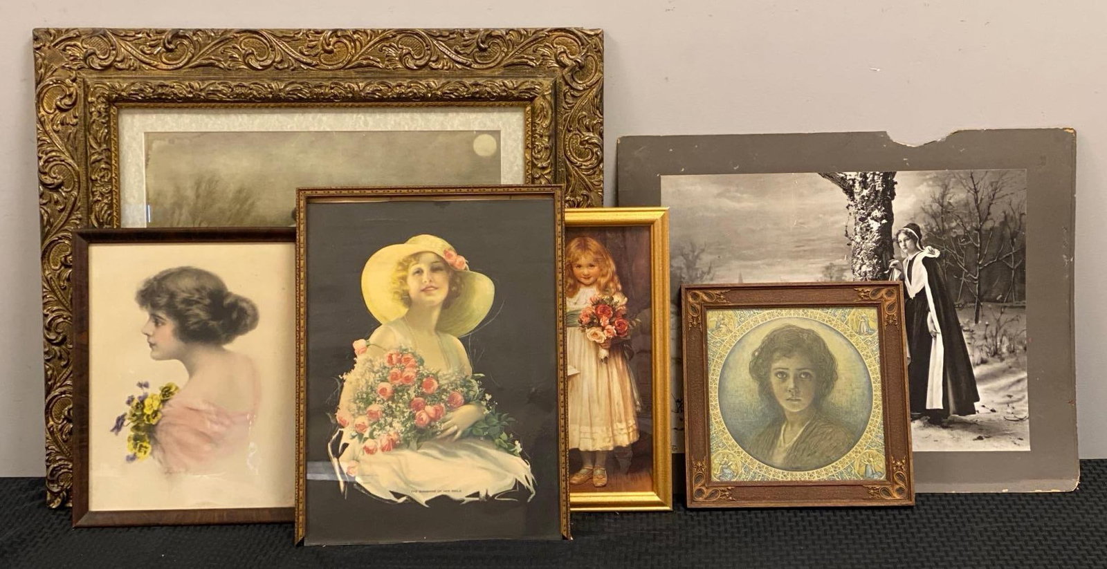 Group of Women Prints and Photographs: Largest measures 23? H x 27? W