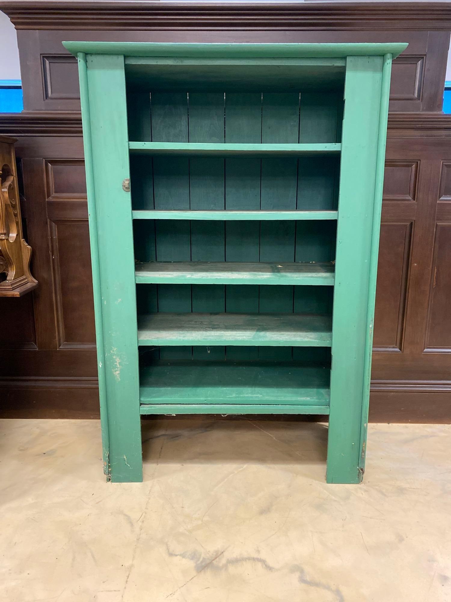 Primitive Farmhouse Storage Cabinet (1 of 2)