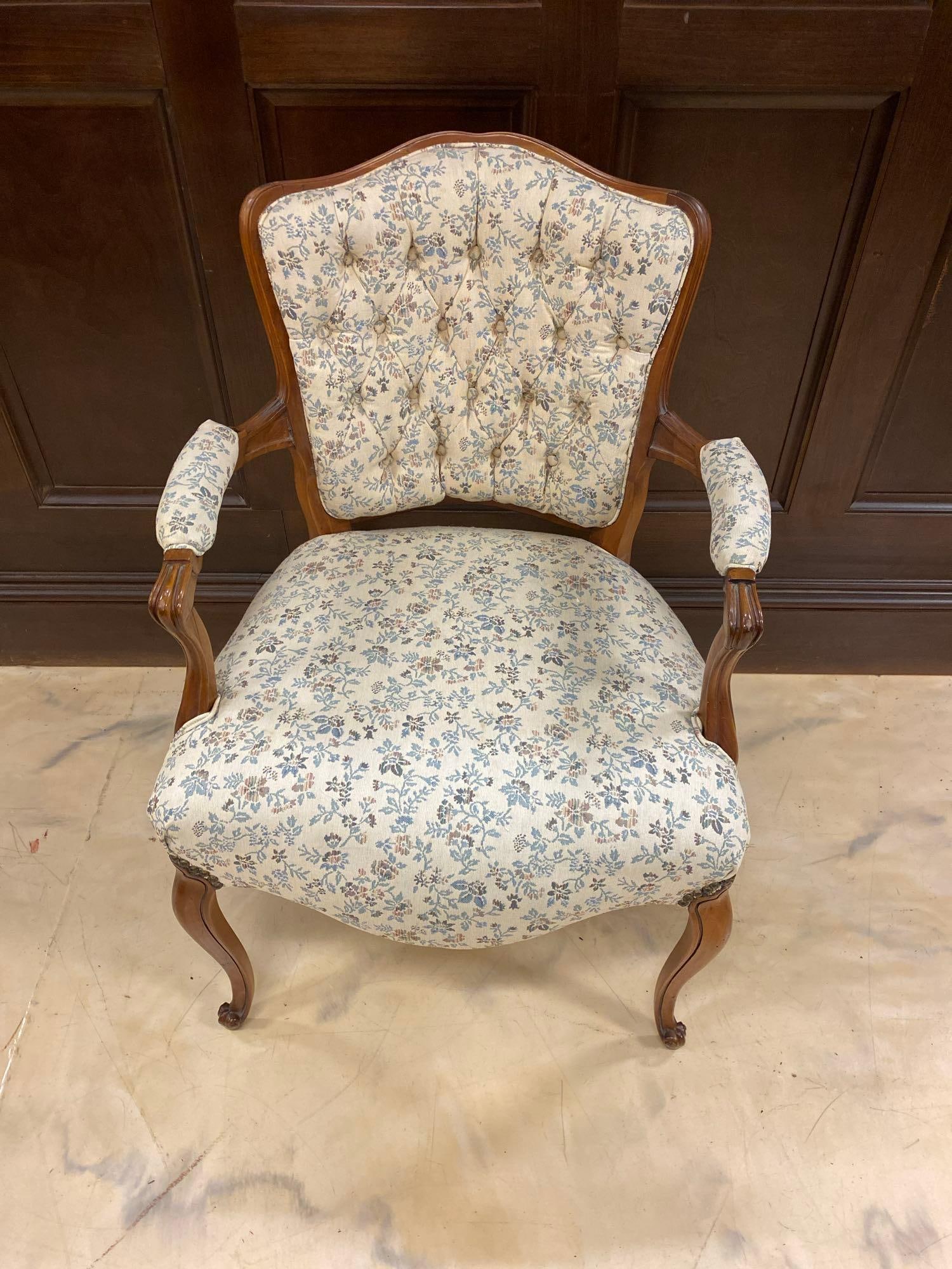 Regency Style padded Armchair (1 of 2)
