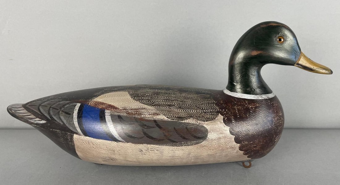 Charlie Moore Mallard Drake Duck Decoy (1 of 5)