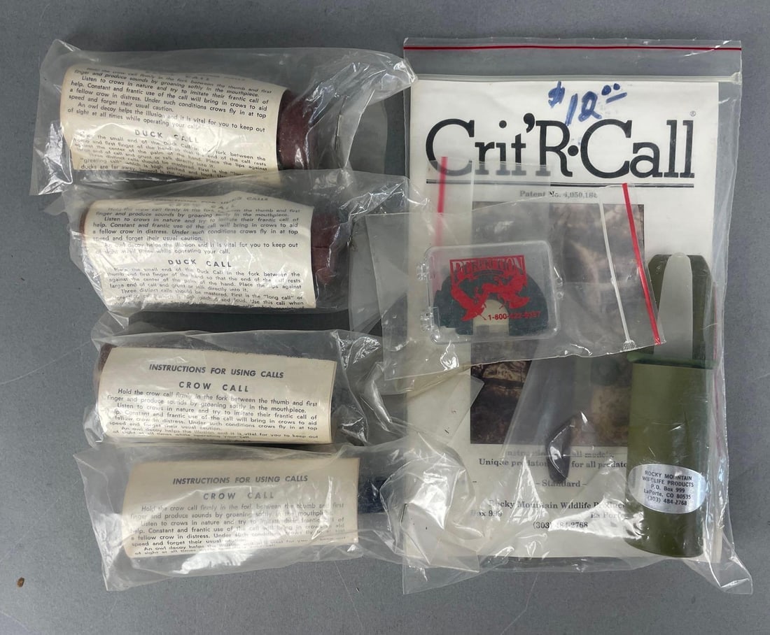 Group of Animal Calls: Includes crow, squirrel, crit'r call