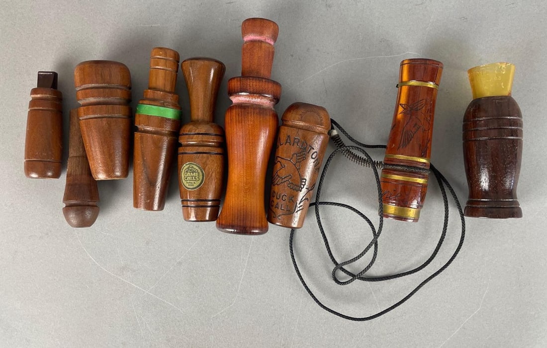 Group of Wood Hunting Calls: Some missing internal noisemaker
