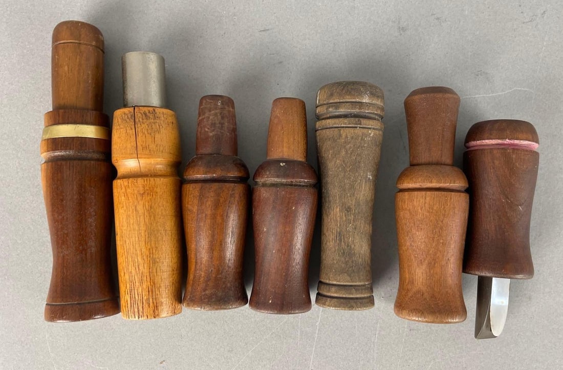 Group of Wood Hunting Calls: Some missing internal noisemaker