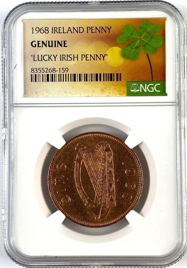 1968 Ireland Penny NGC Genuine (1 of 2)