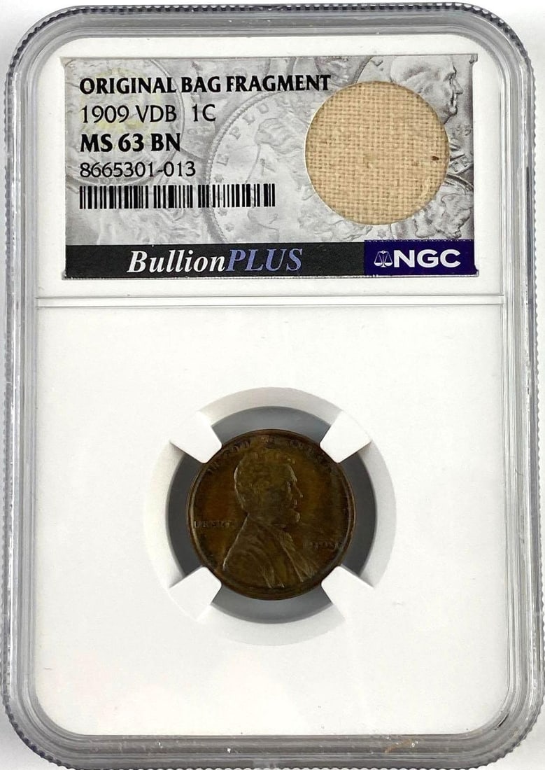 1909 VDB US 1C Wheat Penny NGC MS69 BN (1 of 2)