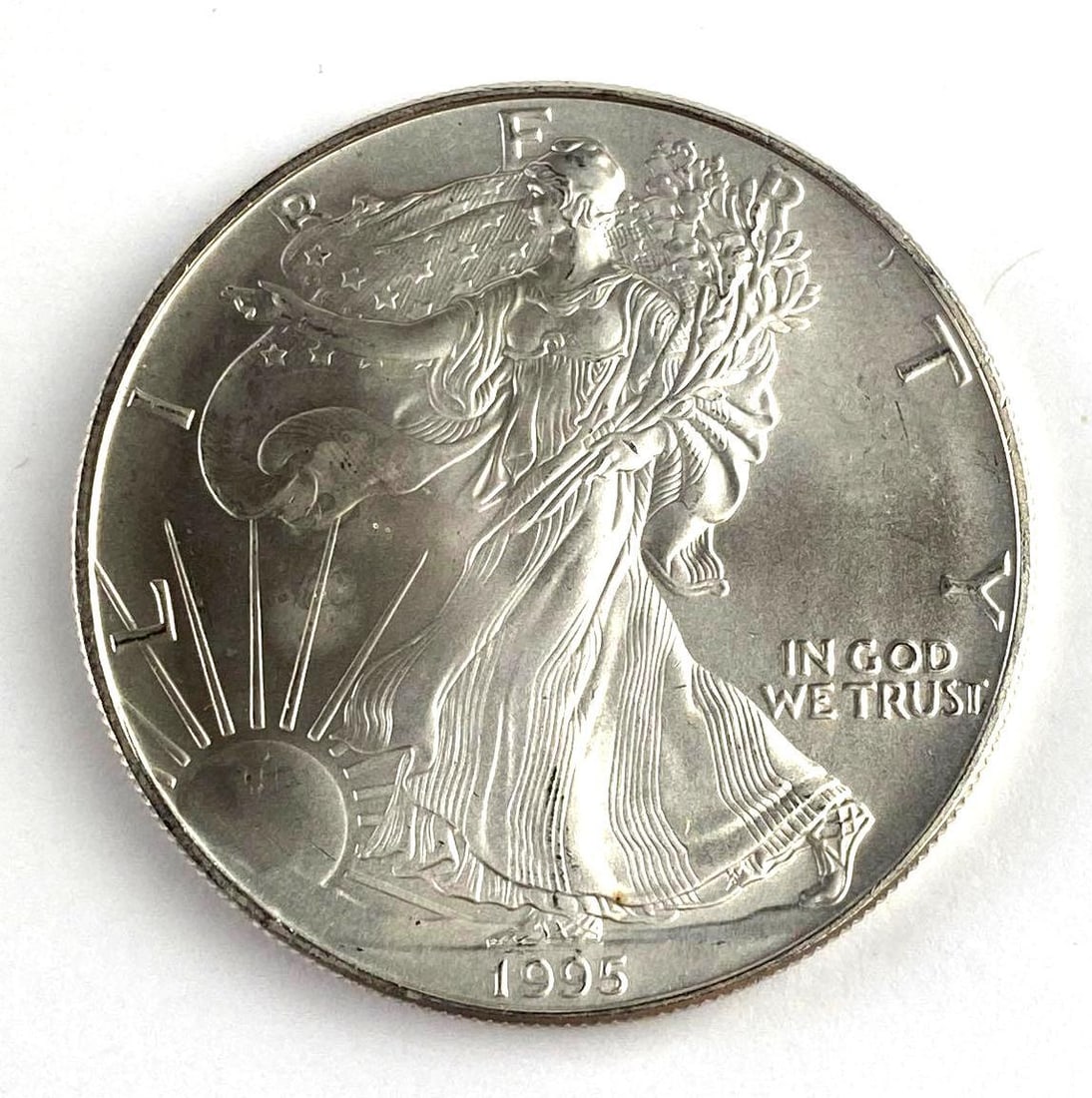 1995 US 1 Oz American Silver Eagle (1 of 2)
