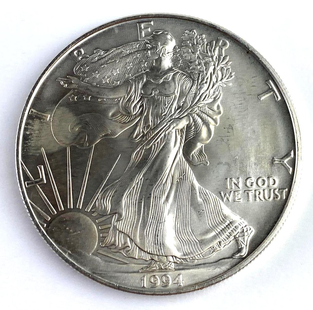 1994 US 1 Oz American Silver Eagle: 1994 US 1 Oz American Silver Eagle