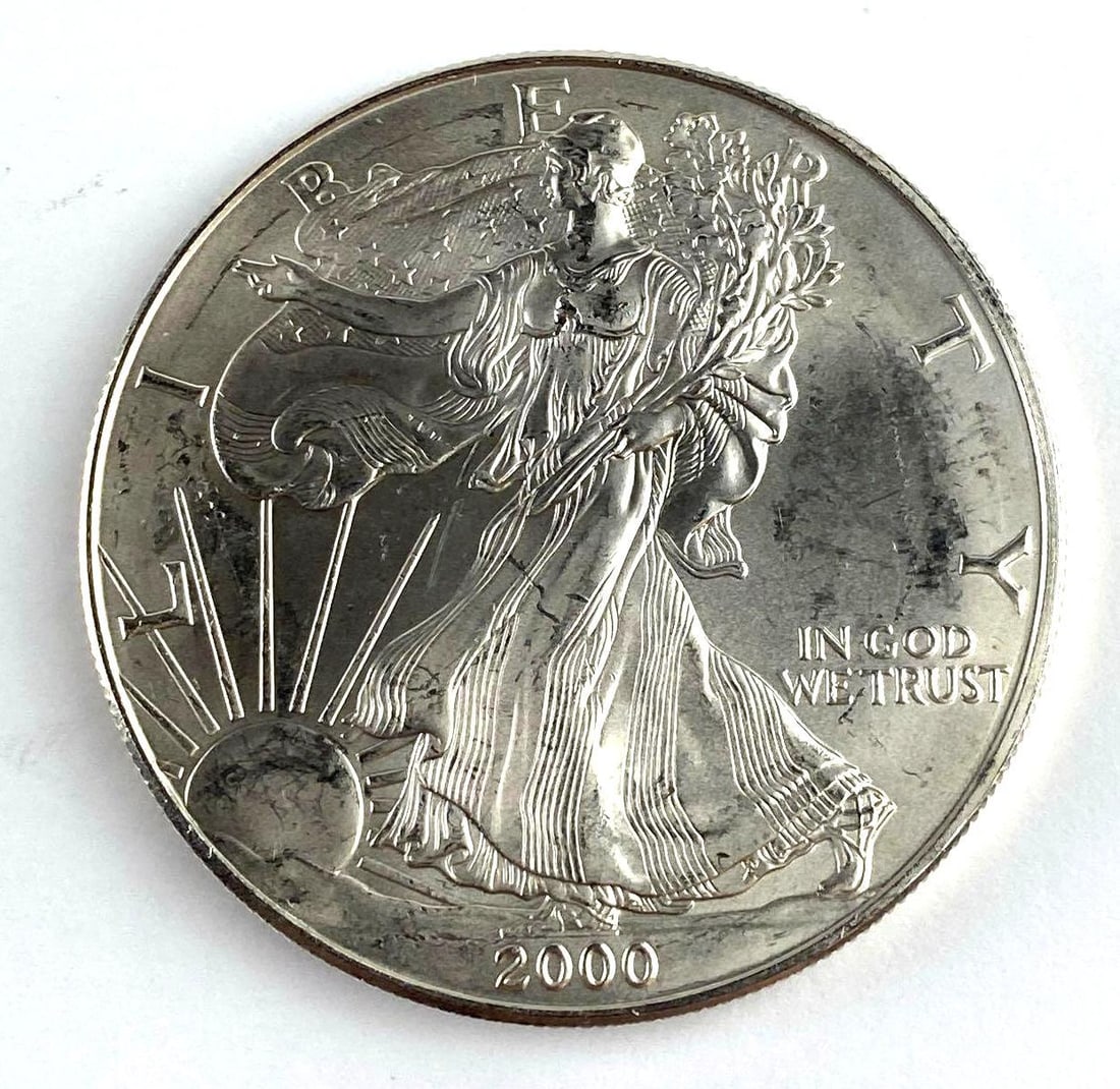 2000 US 1 Oz American Silver Eagle: 2000 US 1 Oz American Silver Eagle