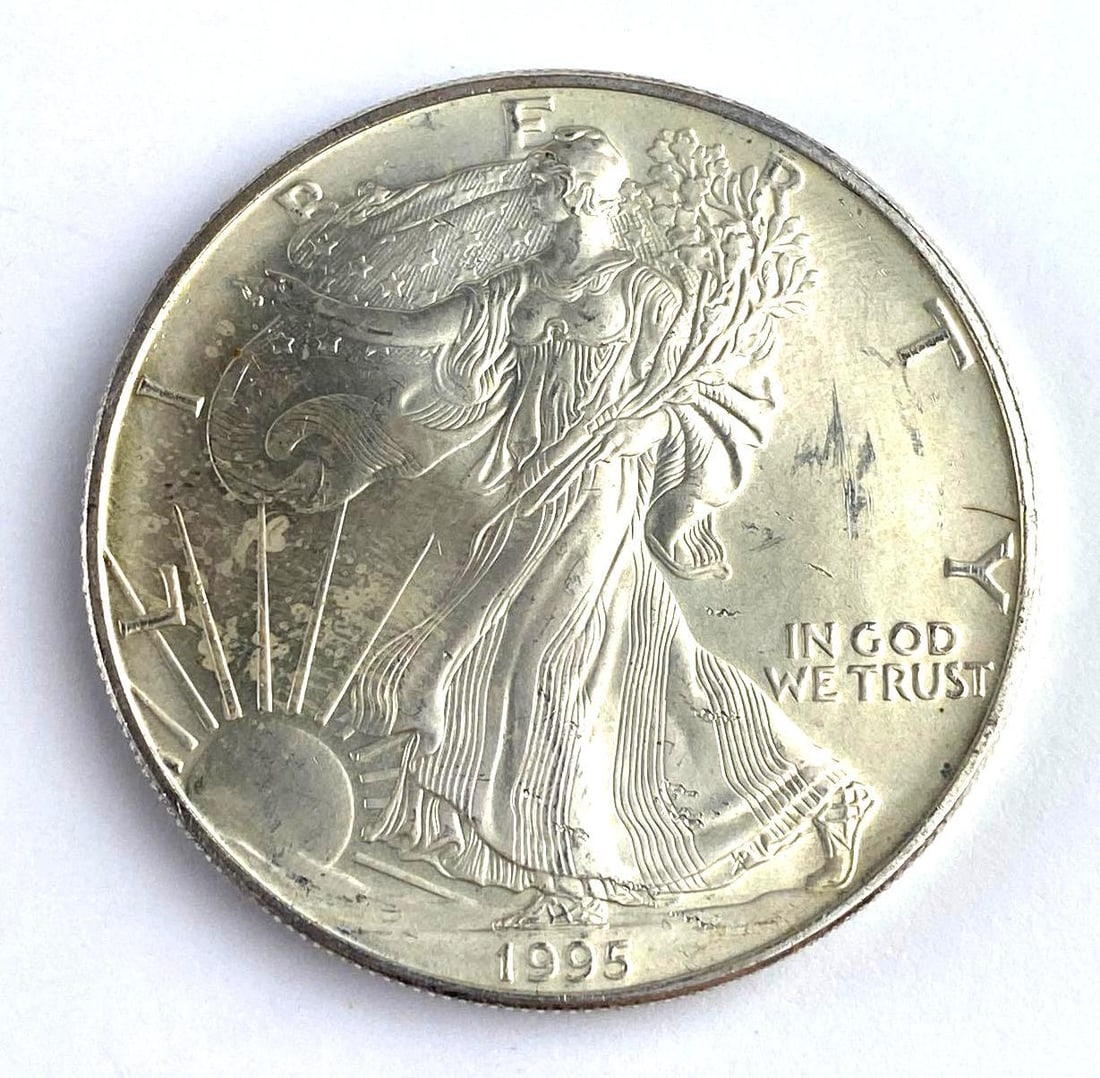 1995 US 1 Oz American Silver Eagle: 1995 US 1 Oz American Silver Eagle