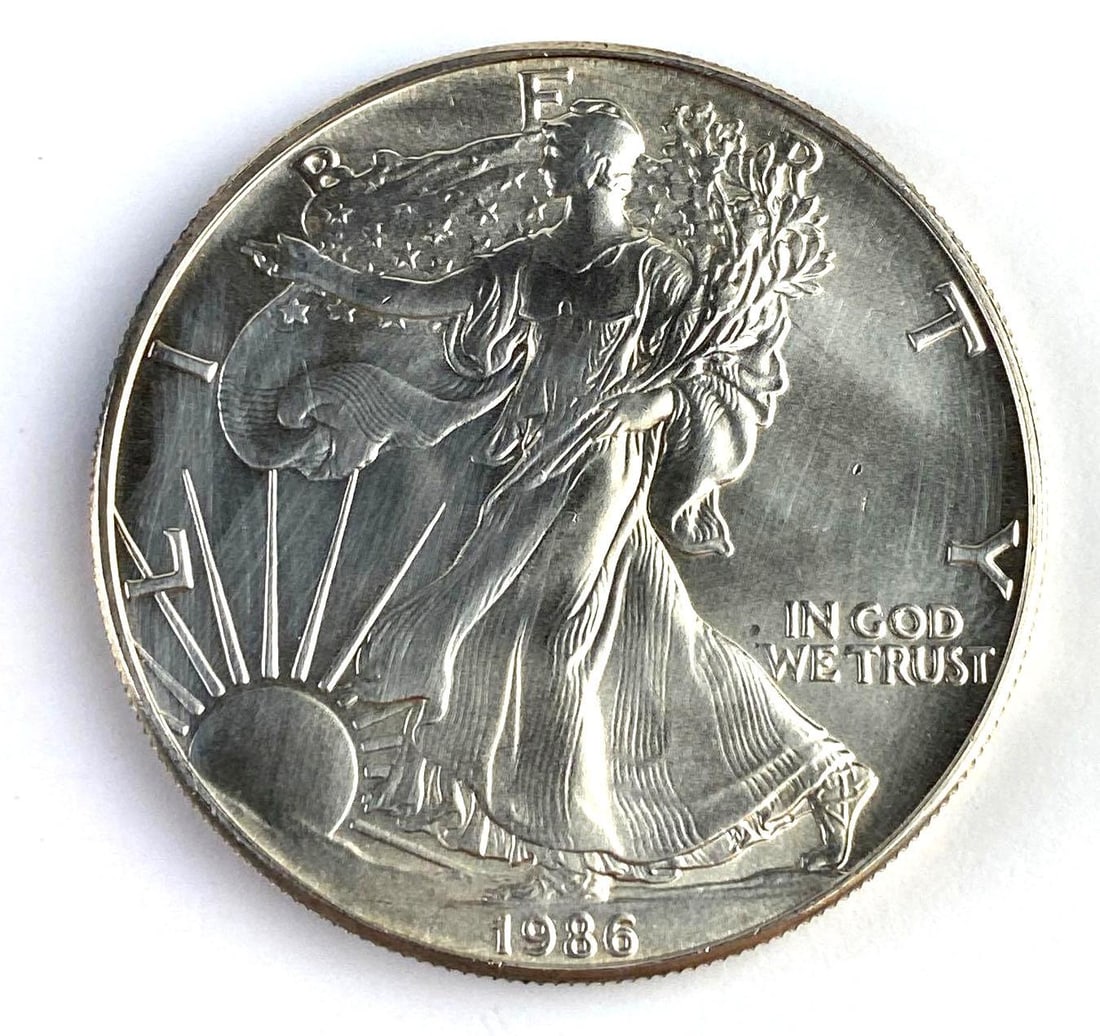 1986 US 1 Oz American Silver Eagle: 1986 US 1 Oz American Silver Eagle