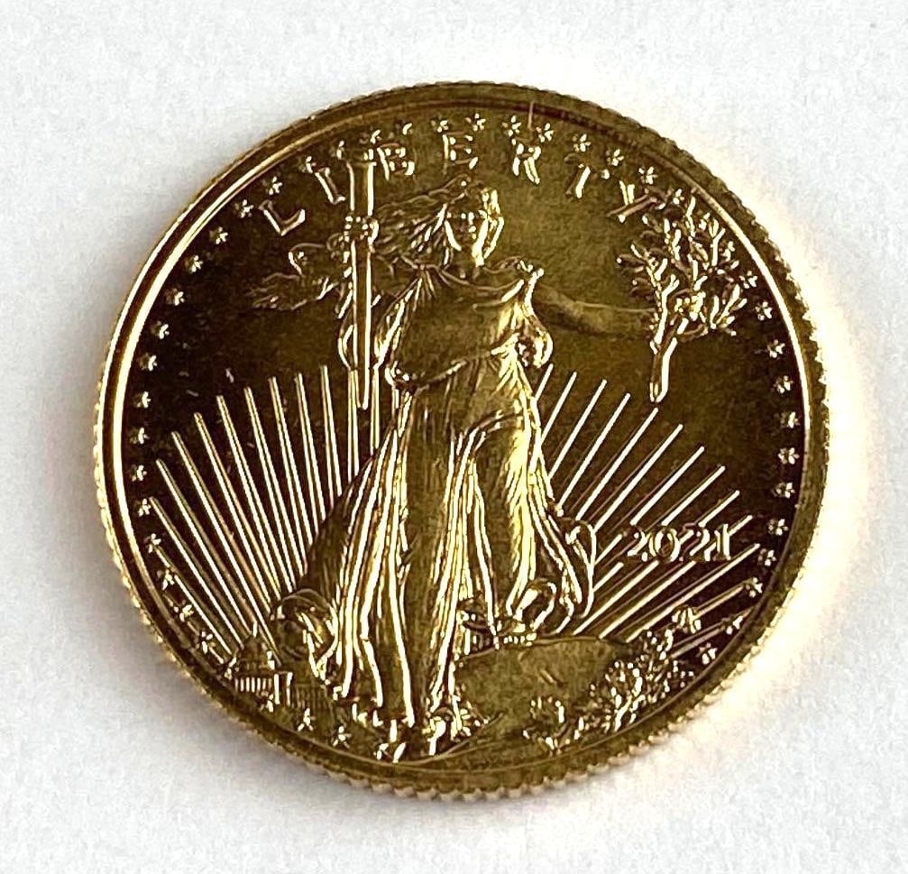 2021 US $5 1/10 Oz American Gold Eagle: 2021 US $5 1/10 Oz American Gold Eagle