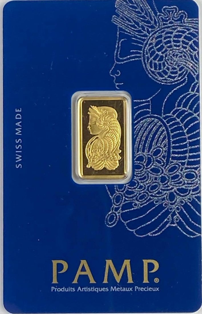 Suisse Pamp 5g .9999 Fine Gold Piece (1 of 2)