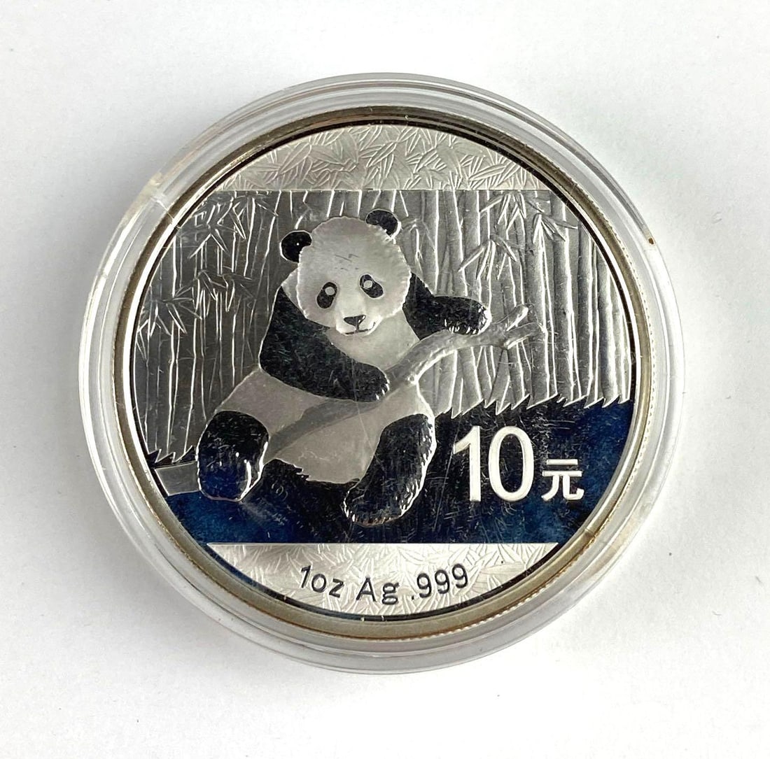 2014 Chinese Panda 10Y 1 Oz .999 Silver Round: 2014 Chinese Panda 10Y 1 Oz .999 Silver Round