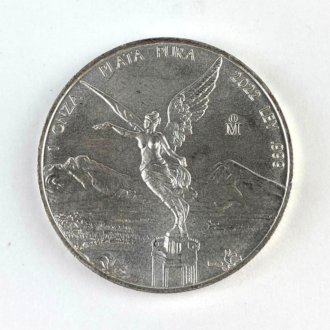 2022 MO Mexico Libertad 1 Onza 1 Oz .999 Fine Silver Round (1 of 2)