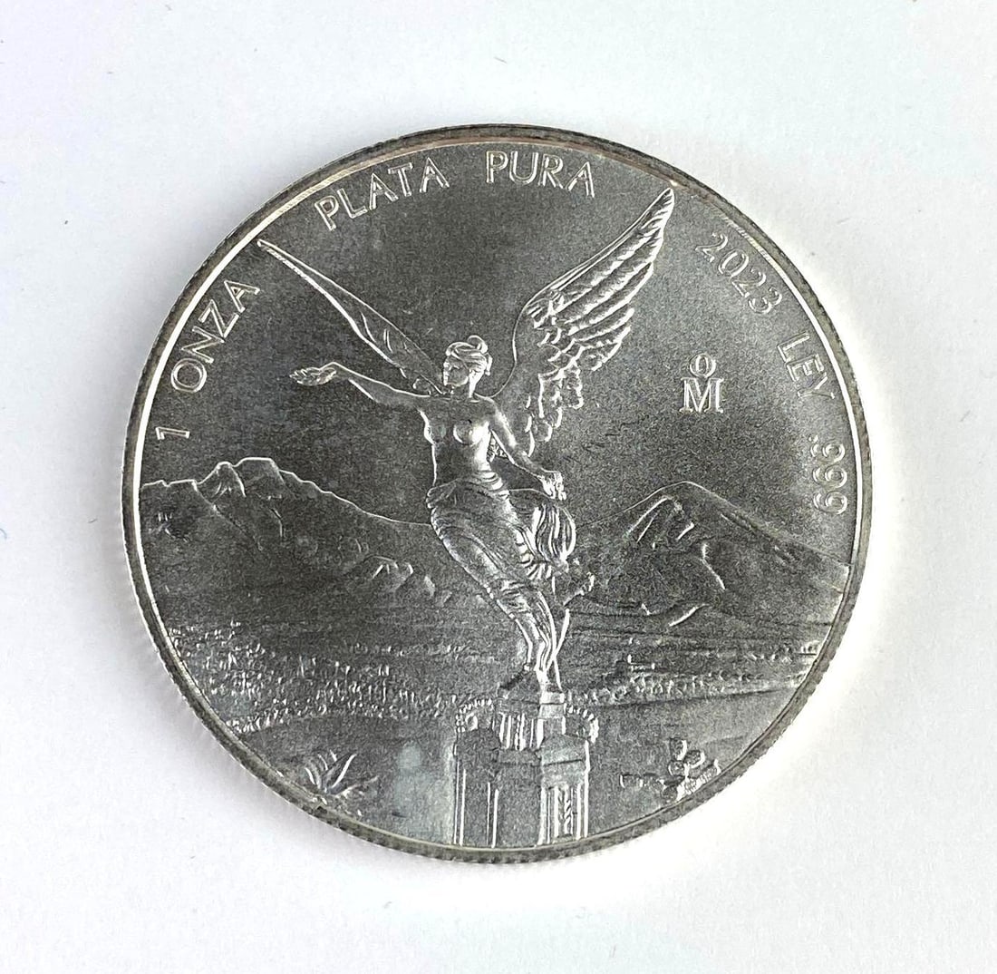 2023 MO Mexico Libertad 1 Onza 1 Oz .999 Fine Silver Round (1 of 2)