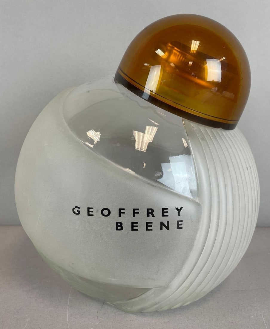 Geoffrey Beene Glass Advertising Display Cologne Bottle (1 of 4)