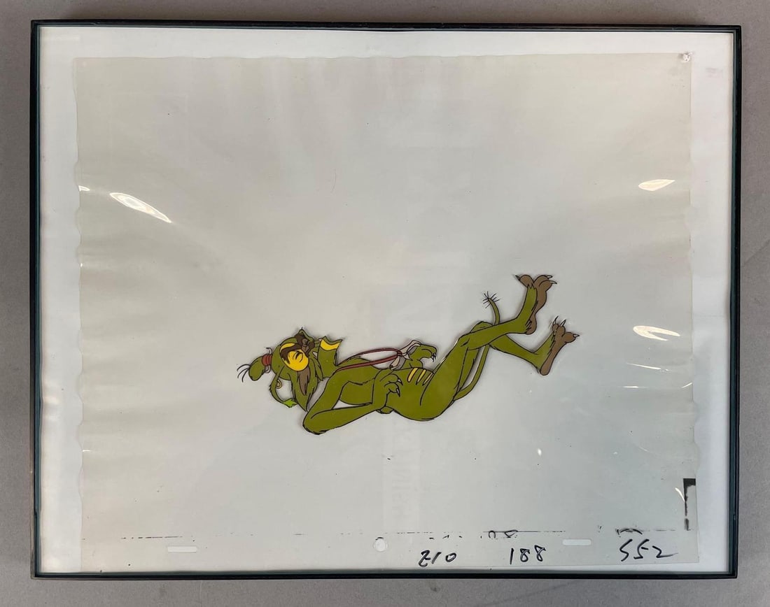 1985 Star Wars: Ewoks Dulok Hand Painted Animation Cel (1 of 3)