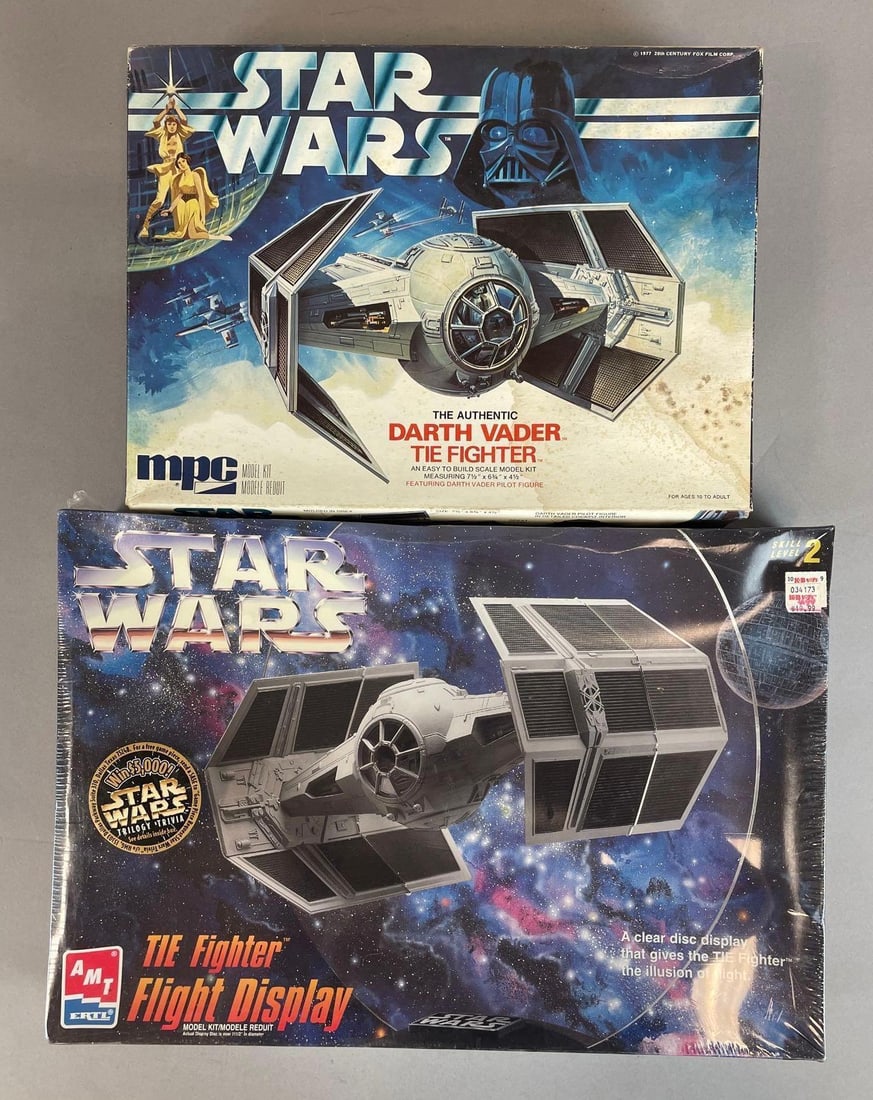 Group of 2 Star Wars Tie Fighter Model Kits (1 of 3)