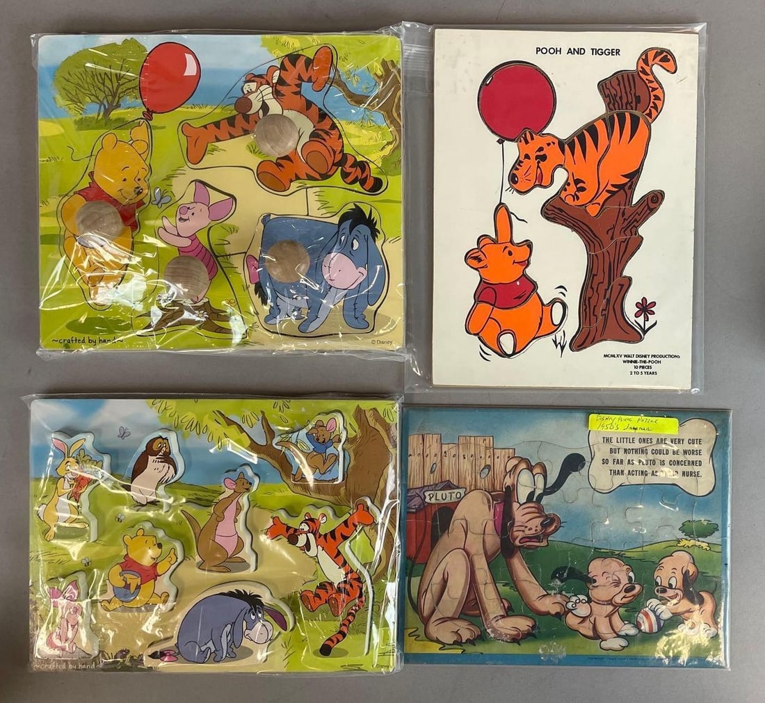 Group of Disney Wood Puzzles (1 of 3)