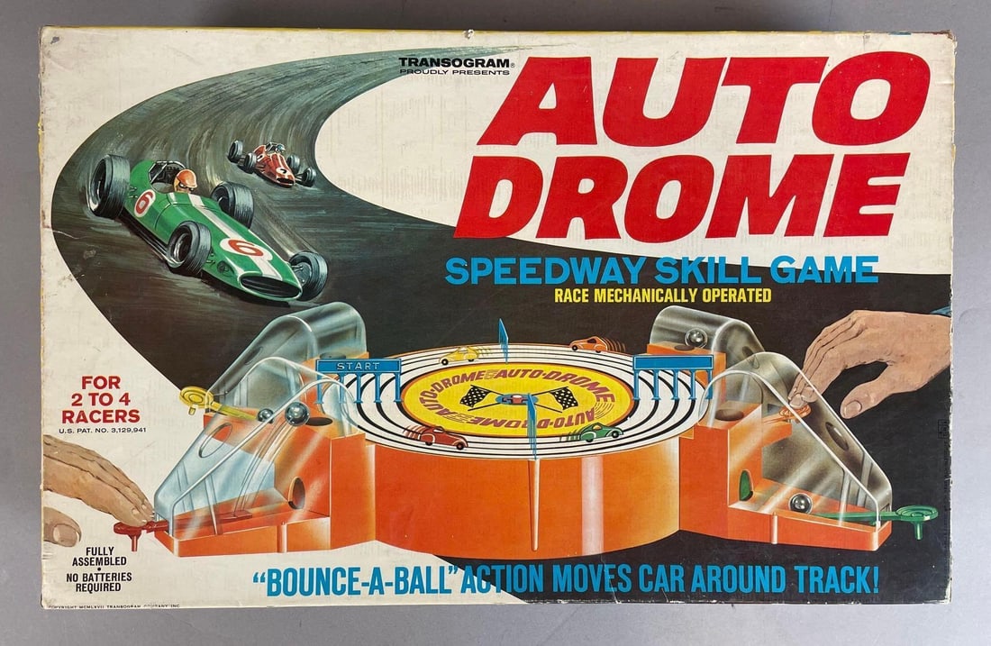 1967 Transogram Auto Drome Speedway Skill Game (1 of 4)