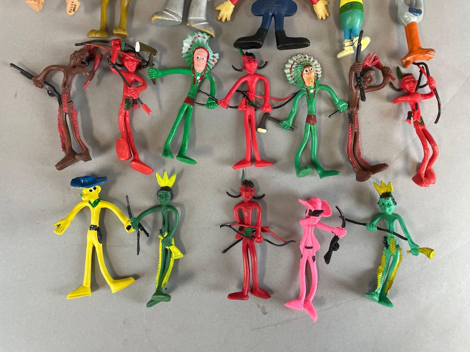 Vintage Bendable Figures - 3