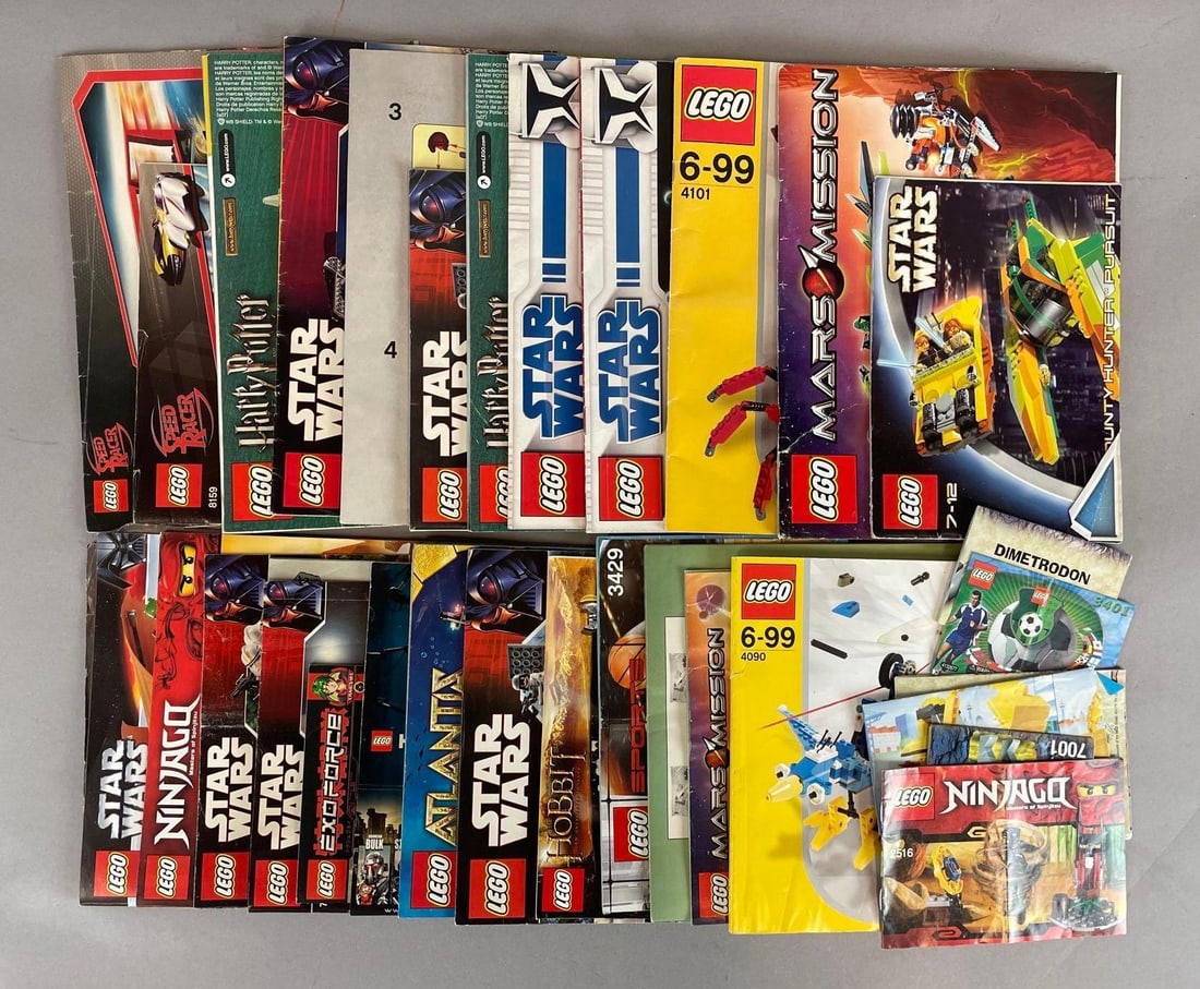 Group of Lego Set Instruction Books (1 of 3)