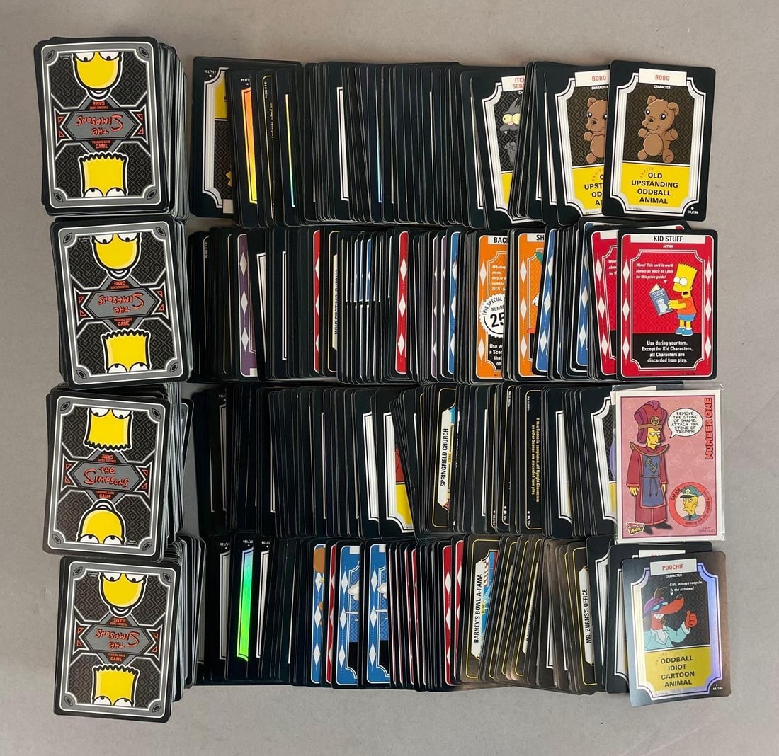 Group of The Simpsons Trading Cards (1 of 2)