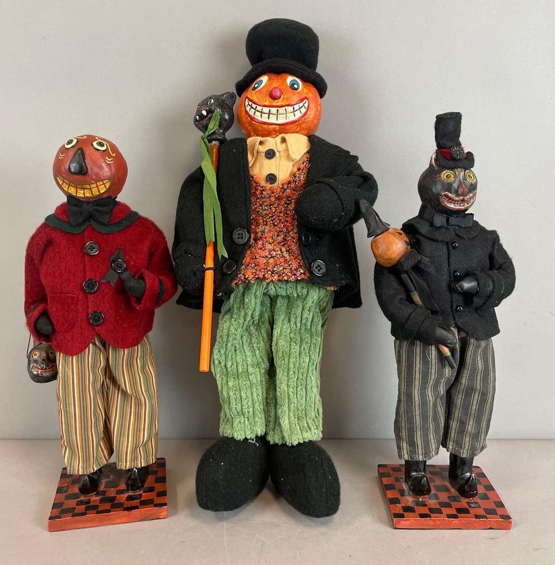 Group of Hand Painted Halloween Figures (1 of 3)