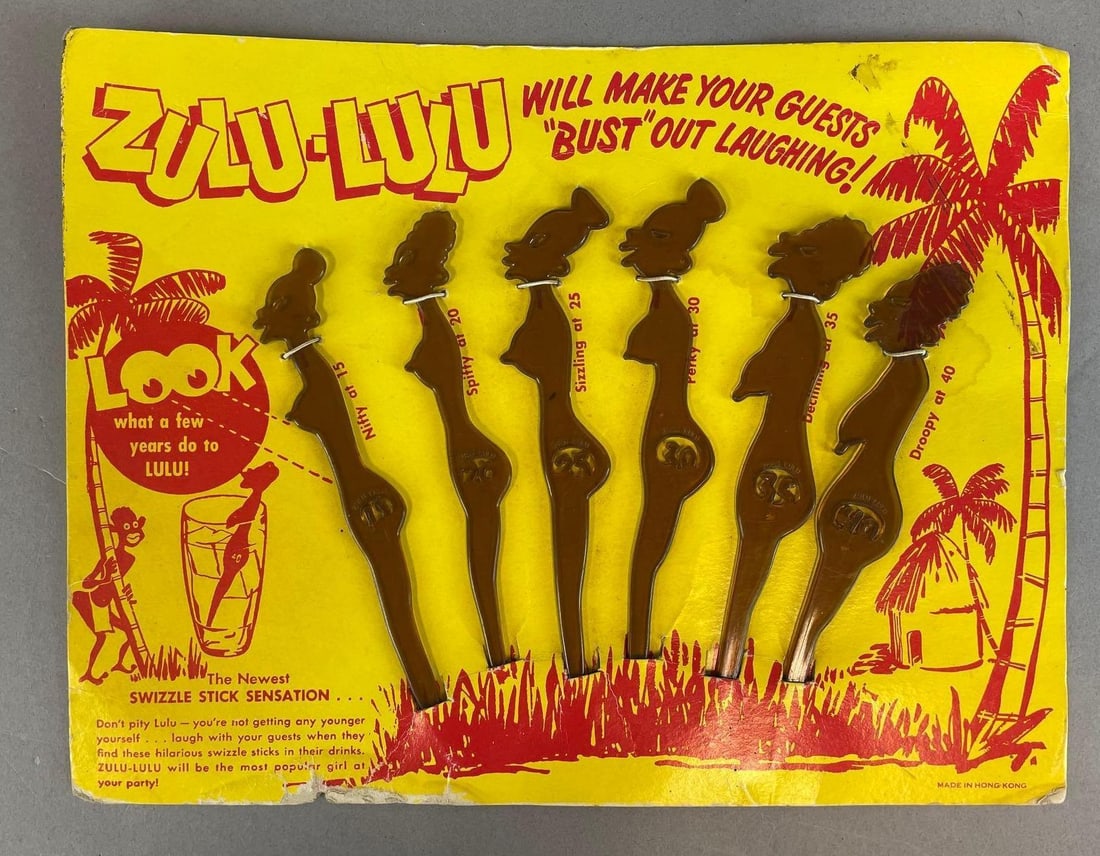 Group of Vintage Zulu - Lulu Figural Cocktail Mixers (1 of 2)