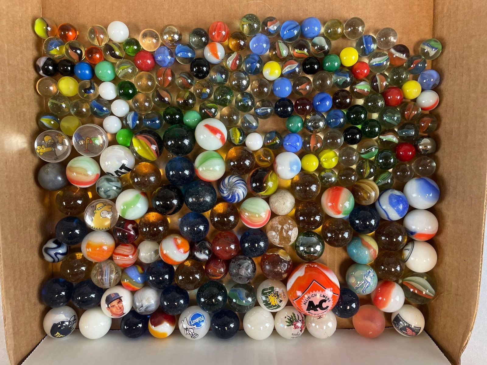 Group of Assorted Glass Marbles (1 of 3)