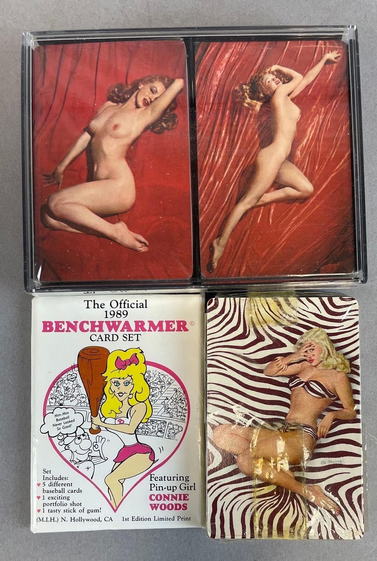 Group of Nude Risque Playing Cards (1 of 2)