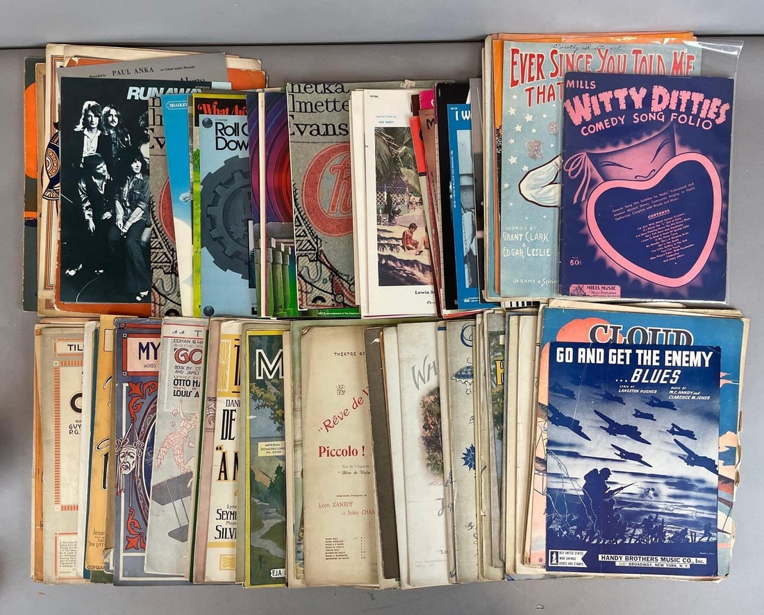 Group of Vintage and Antique Songbooks: Group of Vintage and Antique Songbooks