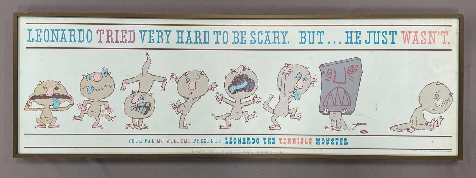 2005 Leonardo the Terrible Monster Advertising Poster (1 of 2)