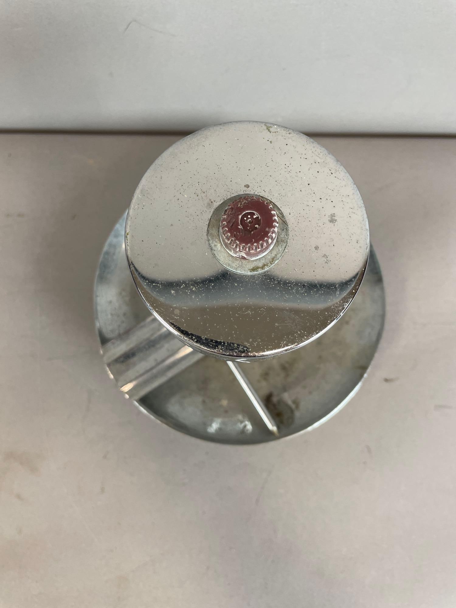 Vintage Pullmatch Dispenser Chrome Ashtray - 2
