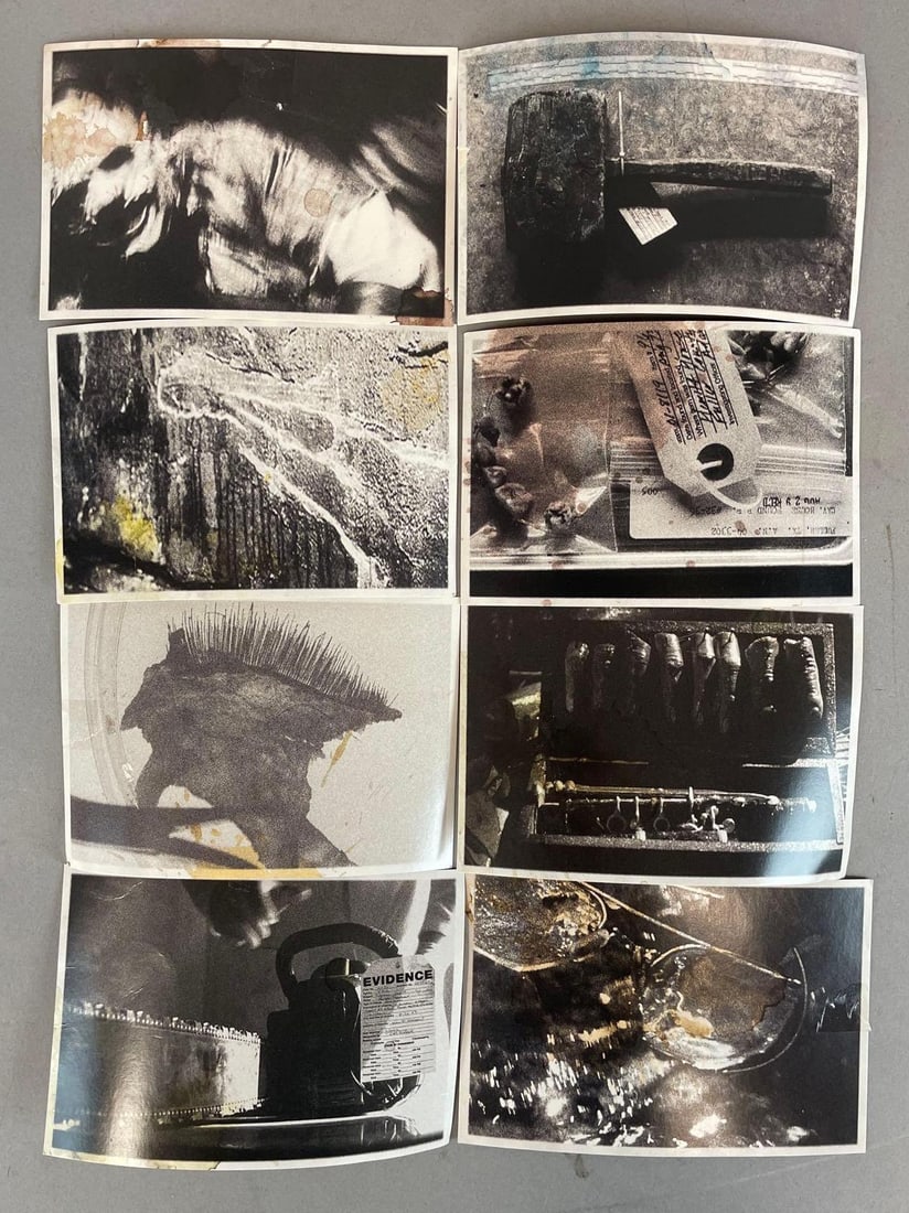 Group of Texas Chainsaw Massacre Promotional Evidence Photo Prints: DVD memorabilia