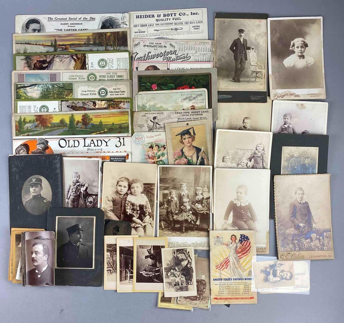 Group of 30+ Antique Photographs and More (1 of 4)