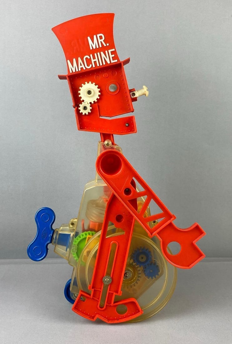 Vintage 1970?s Ideal Toys Mr. Machine Wind up Robot (1 of 4)