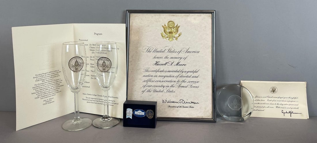 Group of Presidential Inauguration Items (1 of 4)