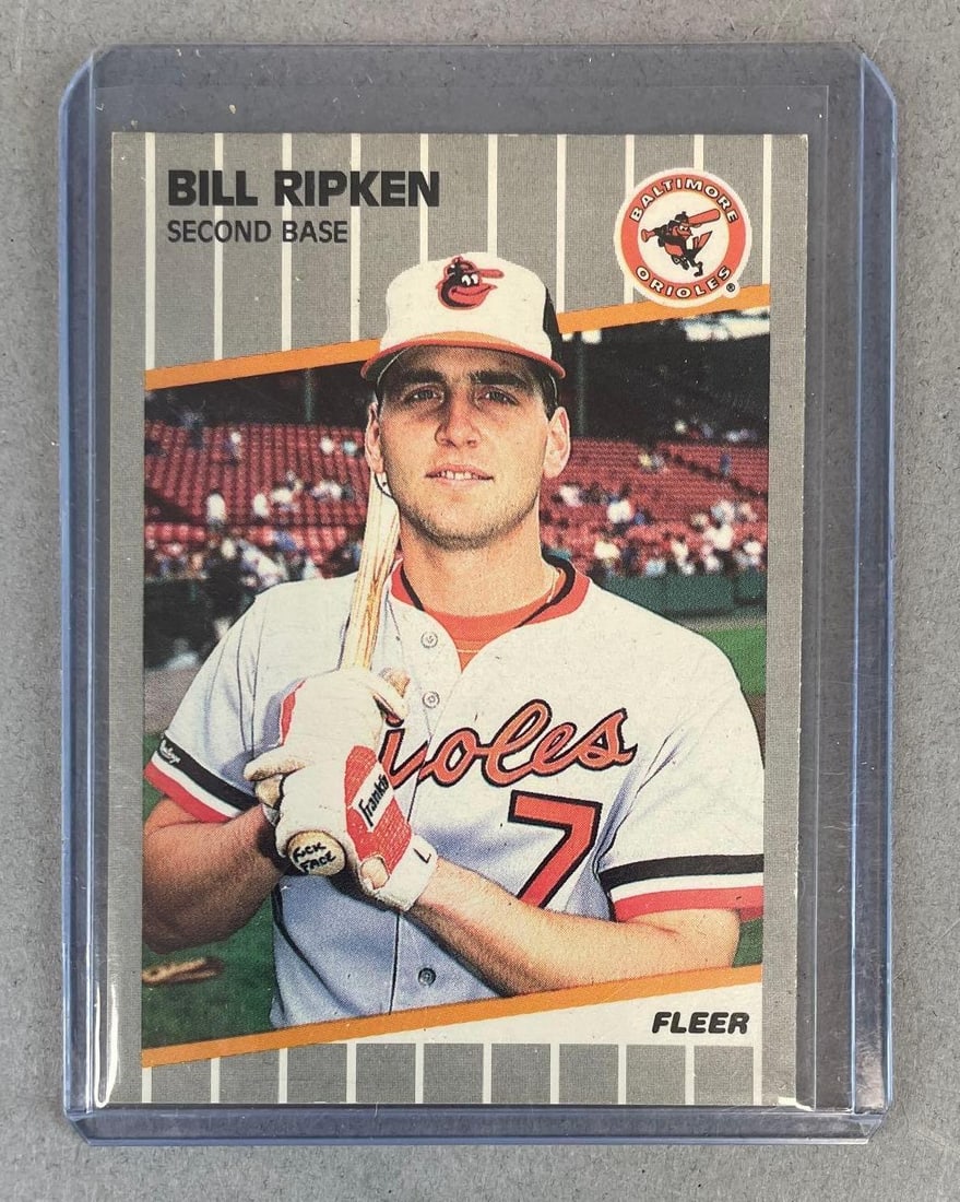 1989 Fleer Bill Ripken F Face Error Baseball Card: #616