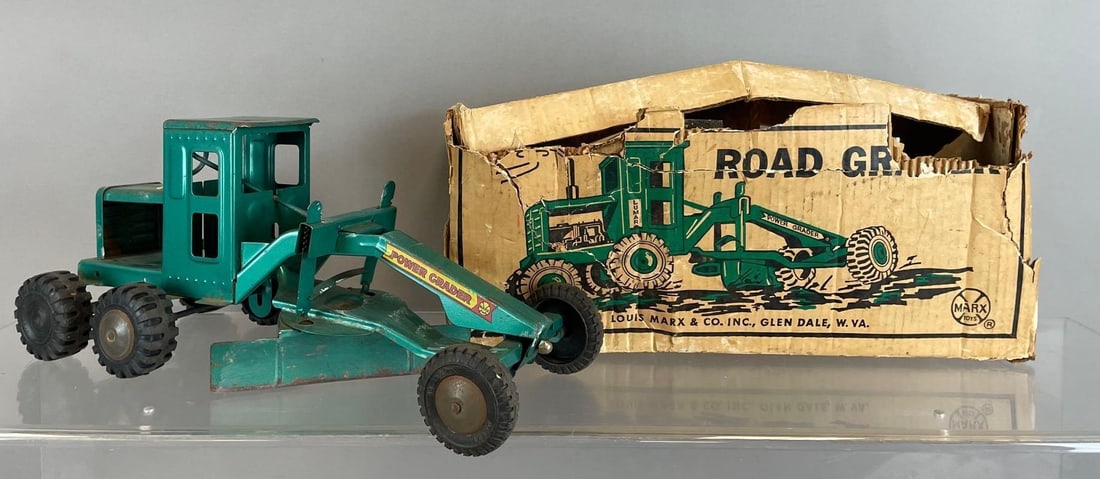 Vintage Marx Pressed Steel Lumar Power Grader (1 of 5)