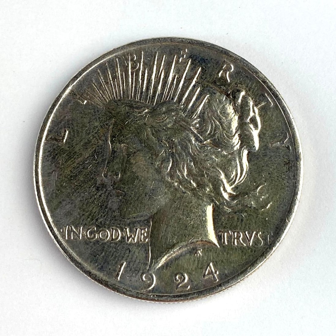 1924 US $1 Peace Silver Dollar: 1924 US $1 Peace Silver Dollar