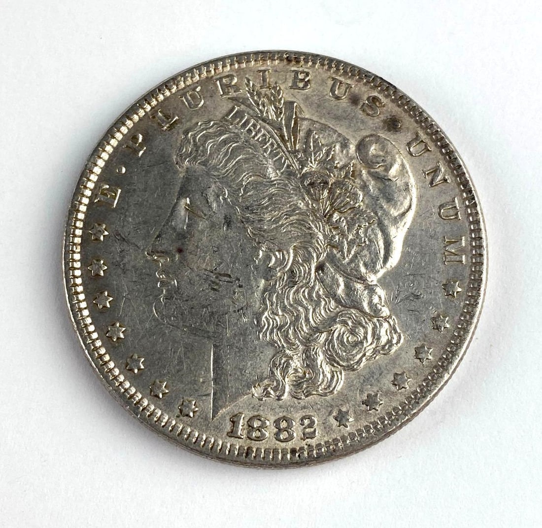 1882 US Morgan Silver Dollar (1 of 2)
