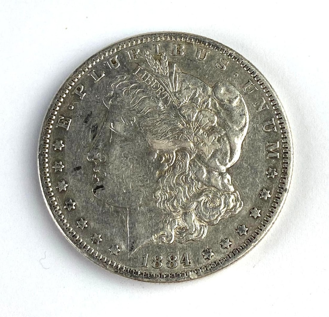 1884 S US Morgan Silver Dollar: 1884 S US Morgan Silver Dollar