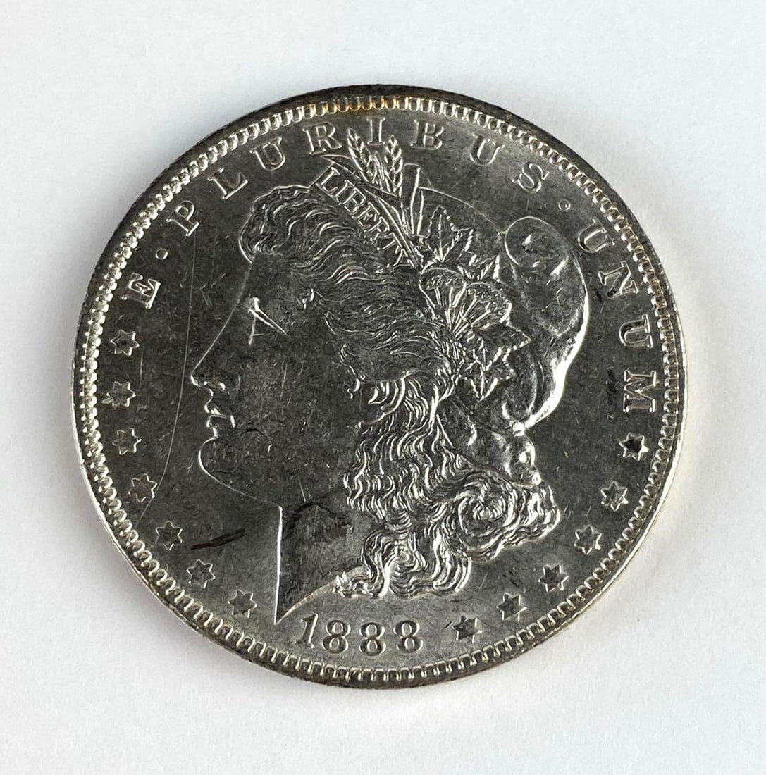 1888 US Morgan Silver Dollar (1 of 2)