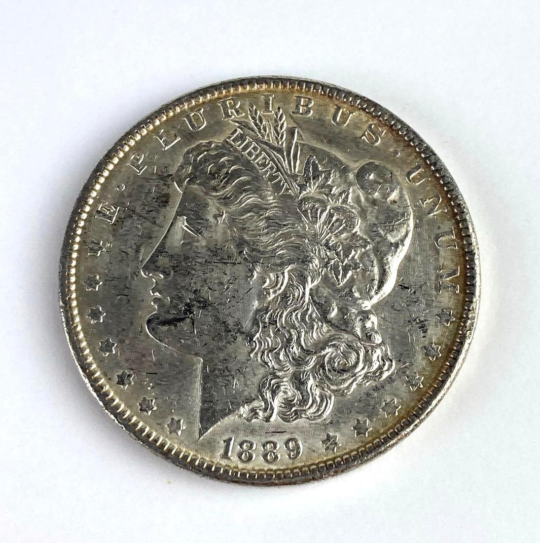 1889 US Morgan Silver Dollar (1 of 2)