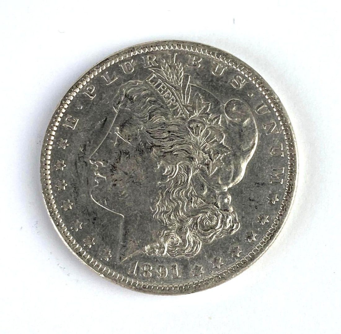 1891 US Morgan Silver Dollar: 1891 US Morgan Silver Dollar